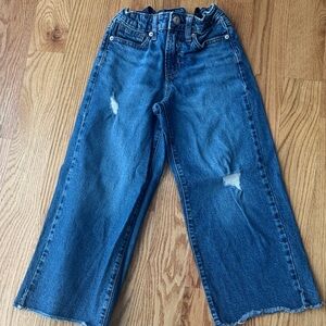 GAP Distressed Blue Flare Jeans